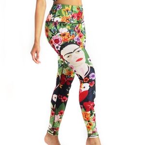 Yoga Democracy | Small | Kahlo Printed Yoga Leggings